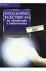 Papel INSTALACIONES ELECTRICAS DE ALUMBRADO E INDUSTRIALES ADAPTADO AL NUEVO RBT