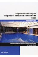 Papel DIAGNOSTICO ESTETICO PARA LA APLICACION DE TECNICAS HIDROTERMALES UF0089