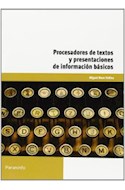 Papel PROCESADORES DE TEXTOS Y PRESENTACIONES DE INFORMACION BASICOS