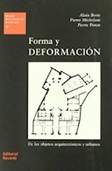 Papel FORMA Y DEFORMACION DE LOS OBJETOS ARQUITECTONICOS Y URBANOS