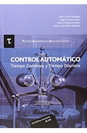Papel CONTROL AUTOMATICO TIEMPO CONTINUO Y TIEMPO DISCRETO (CARTONE)