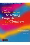 Papel AN INTRODUCTION TO TEACHING ENGLISH TO CHILDREN
