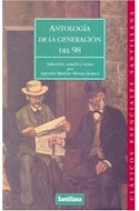 Papel ANTOLOGIA DE LA GENERACION DEL 98 (COLECCION CLASICOS ESENCIALES SANTILLANA)