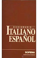 Papel DICCIONARIO DE BOLSILLO/LEXICON SOPENA/ITALIANO-ESPAÑOL