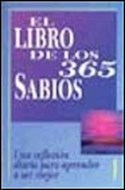 Papel LIBRO DE LOS 365 SABIOS EL