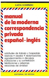 Papel MANUAL DE LA MODERNA CORRESPONDENCIA PRIVADA ESPAÑOL IN