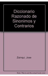 Papel DICCIONARIO RAZONADO DE SINONIMOS Y CONTRATIOS (CARTONE)