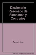 Papel DICCIONARIO RAZONADO DE SINONIMOS Y CONTRATIOS (CARTONE)