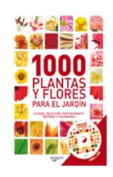 Papel 1000 PLANTAS Y FLORES PARA EL JARDIN [LIBRO + DVD] (CARTONE)