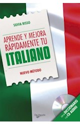 Papel APRENDE Y MEJORA RAPIDAMENTE TU ITALIANO NUEVO METODO (  CON UN DICCIONARIO Y UN CD AUDIO)