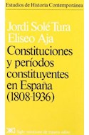 Papel CONSTITUCIONES Y PERIODOS CONSTITUYENTES EN ESPAÑA 1808