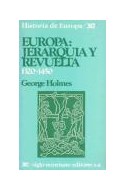 Papel EUROPA JERARQUIA Y REVUELTA [1320 - 1450] (HISTORIA DE EUROPA)