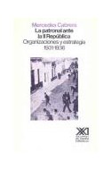 Papel PATRONAL ANTE LA II REPUBLICA ORGANIZACIONES Y ESTRATEG