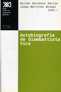 Papel AUTOBIOGRAFIA DE GIAMBATTISTA VICO (COLECCION EL HOMBRE Y SUS OBRAS)