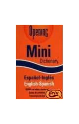 Papel OPENING MINI DICTIONARY ESPAÑOL INGLES/INGLES ESPAÑOL