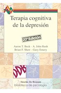 Papel TERAPIA COGNITIVA DE LA DEPRESION (COLECCION BIBLIOTECA DE PSICOLOGIA 21)