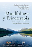 Papel MINDFULNESS Y PSICOTERAPIA (COLECCION BIBLIOTECA DE PSICOLOGIA)