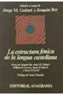 Papel ESTRUCTURA FONICA DE LA LENGUA (COLECCION ARGUMENTOS 60)
