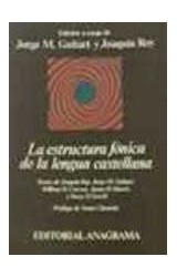 Papel ESTRUCTURA FONICA DE LA LENGUA (COLECCION ARGUMENTOS 60)