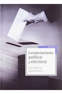 Papel COMPORTAMIENTO POLITICO Y ELECTORAL (COLECCION ARIEL CIENCIAS SOCIALES)