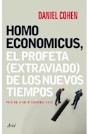 Papel HOMO ECONOMICUS EL PROFETA EXTRAVIADO DE LOS NUEVOS TIEMPOS PRIX DU LIVRE D' ECONOMIE 2012