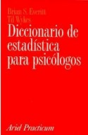 Papel DICCIONARIO DE ESTADISTICA PARA PSICOLOGOS (ARIEL PRACTICUM)