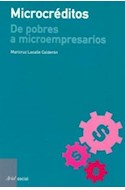 Papel MICROCREDITOS DE POBRES A MICROEMPRESARIOS (ARIEL SOCIAL)