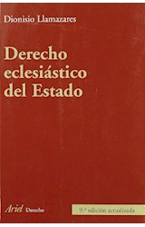 Papel DERECHO ECLESIASTICO DEL ESTADO (9 EDICION) (COLECCION ARIEL DERECHO)