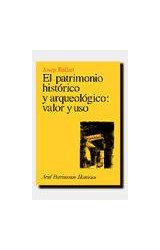 Papel PATRIMONIO HISTORICO Y ARQUEOLOGICO VALOR Y USO (ARIEL PATRIMONIOS)