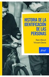 Papel HISTORIA DE LA IDENTIFICACION DE LAS PERSONAS (ARIEL HISTORIA)