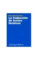 Papel TRADUCCION DE TEXTOS TECNICOS (ARIEL LENGUAS MODERNAS)