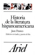 Papel HISTORIA DE LA LITERATURA HISPANOAMERICANA (ARIEL LETRAS)