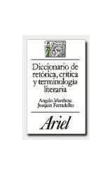 Papel DICCIONARIO DE RETORICA CRITICA Y TERMINOLOGIA LITERARIA (ARIEL LETRAS)