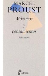 Papel MAXIMAS Y PENSAMIENTOS (COLECCION AFORISMOS) (CARTONE)