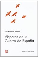 Papel VISPERAS DE LA GUERRA DE ESPAÑA (BIBLIOTECA DE LA CATEDRA DEL EXILIO)