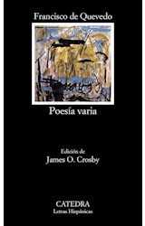 Papel POESIA VARIA (COLECCION LETRAS HISPANICAS 134) (BOLSILLO)