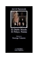 Papel DIABLO MUNDO - EL PELAYO - POESIAS (COLECCION LETRAS HISPANICAS 338)