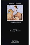 Papel DOÑA BARBARA (COLECCION LETRAS HISPANICAS 426) (BOLSILLO)