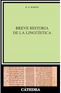 Papel BREVE HISTORIA DE LA LINGUISTICA (LINGUISTICA)