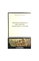 Papel SINTAXIS GENERATIVA DEL ESPAÑOL EVOLUCION Y ANALISIS (COLECCION LINGUISTICA)