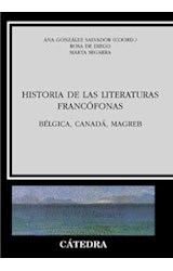 Papel HISTORIA DE LAS LITERATURAS FRANCOFONAS BELGICA CANADA (CRITICA Y ESTUDIOS LITERARIOS) [CARTONE]