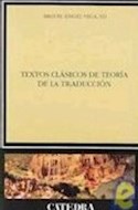 Papel TEXTOS CLASICOS DE TEORIA DE LA TRADUCCION (LINGUISTICA)
