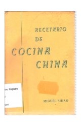 Papel RECETARIO DE COCINA CHINA