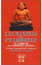 Papel MAXIMAS DE PTAHHOTEP EL LIBRO DE LA SABIDURIA EGIPCIA (COLECCION ARCA DE SABIDURIA)