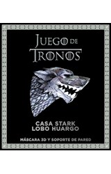 Papel JUEGO DE TRONOS CASA STARK LOBO HUARGO (INCLUYE MASCARA 3D Y SOPORTE DE PARED)