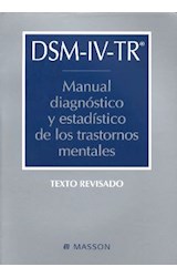 Papel DSM IV TR MANUAL DIAGNOSTICO Y ESTADISTICO DE LOS TRASTORNOS MENTALES (RUSTICO)