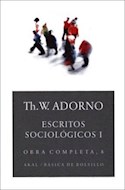 Papel ESCRITOS SOCIOLOGICOS I (OBRA COMPLETA 8) (COLECCION BASICA DE BOLSILLO)