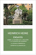 Papel ENSAYOS (SOBRE LA HISTORIA DE LA RELIGION Y LA FILOSOFIA EN ALEMANIA / LA ESCUELA ROMANTICA...)