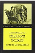 Papel MEMORIAS DE SHERLOCK HOLMES (COLECCION BASICA DE BOLSILLO)