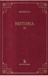 Papel HISTORIA III (HERODOTO) (BIBLIOTECA GREDOS) (CARTONE)